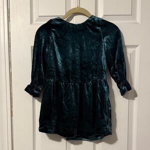 Gymboree Teal Velvet Dress